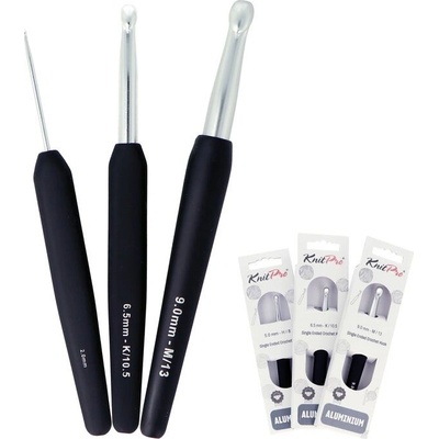 KnitPro Aluminium hliníkový háčik s rukoväťou 13 cm