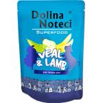 Dolina Noteci superfood телешко и агнешко 300 г - мокра храна за кучета