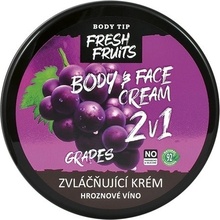 Vivaco Body Tip Fresh Grapes krém zvláčňujúci na tvár a telo 200 ml