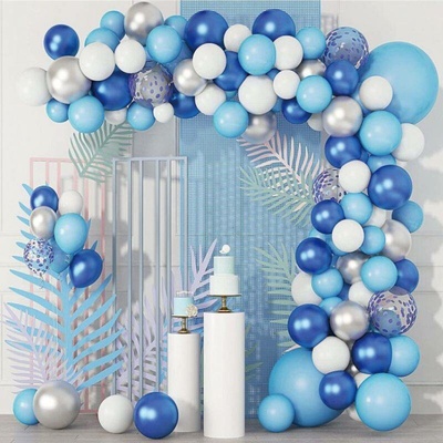 Balónková girlanda modro bílá Cakesicq