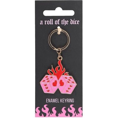 Spirit of Equinox Ключодържател Flaming Dice Keyring
