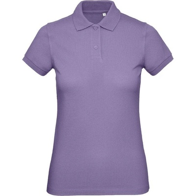B&C Inspire Polo /women Dámske piqué polo z bio bavlny fialová lilac millennial