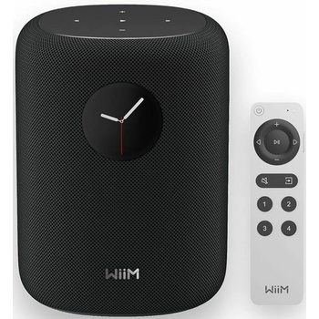 WiiM Смарт колонка WiiM Sound, 1.8" сензорен екран, микрофон, управление с гласов асистент, Wi-Fi, Bluetooth, черна