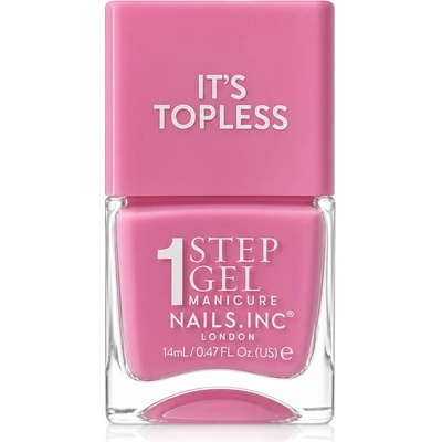 Nails Inc. It’s Topless 1 Step Gel Nail Polish 14 ml odtieň Miley