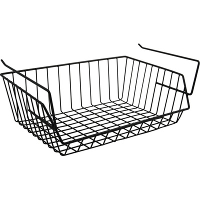 MSV závěsný košík, černý, ocel, 40 x 27 x 17,5 cm (612MSV)