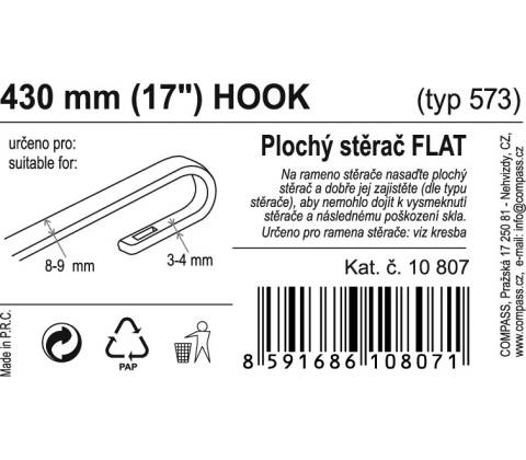 Compass Flat Bulk 430 mm 10807