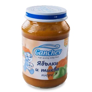 Ганчев пюре Ябълки и тиква