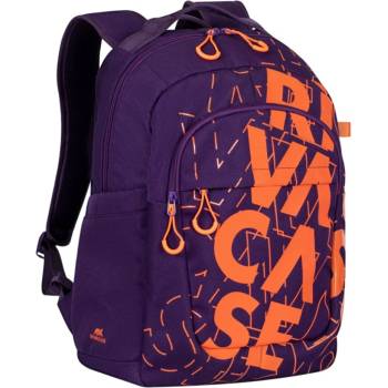 RIVACASE Раница за лаптоп Rivacase 5430 Violet/orange, до 15.6" (39.62 cm), полиестер, водоустойчивост, оранжево-лилава (5430 Violet/orange)