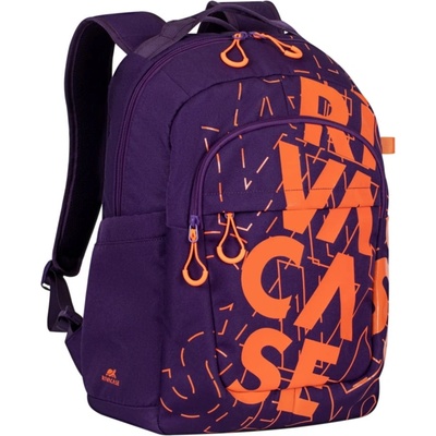 RIVACASE Раница за лаптоп Rivacase 5430 Violet/orange, до 15.6" (39.62 cm), полиестер, водоустойчивост, оранжево-лилава (5430 Violet/orange)