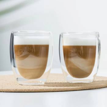 Haushalt international Dvoustěnné sklenice Latte Macchiato 2 x 350 ml