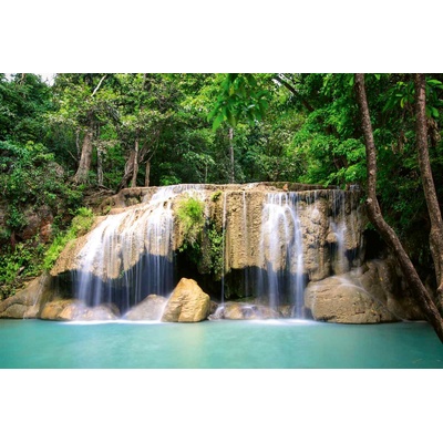 DIMEX ART Флизелинов фототапет водопад в национален парк ераван 375 x 250 см