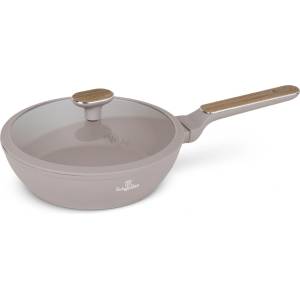 Berlinger Haus Дълбок тиган с капак и титаново покритие Taupe Nordic 24 см 55426 (BH/8333)