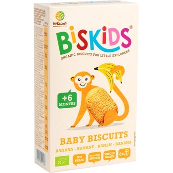 Belkorn Био детски бисквити с вкус на банан 120г