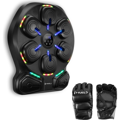 HMS TB13 Elektronický boxerský terč s LED Bluetooth a rukavicemi