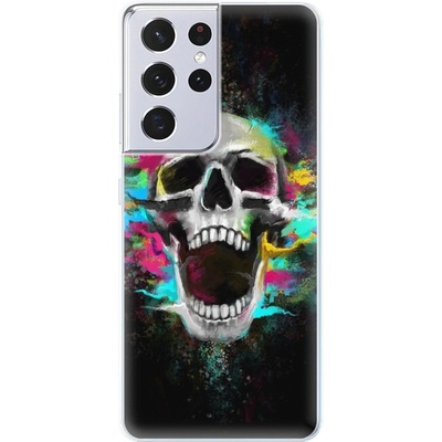 Pouzdro iSaprio - Skull in Colors Samsung Galaxy S21 Ultra 5G