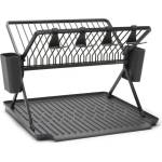 Brabantia Стойка за сушене на съдове 51 см, сгъваема, сива, Brabantia (BRAB139482)