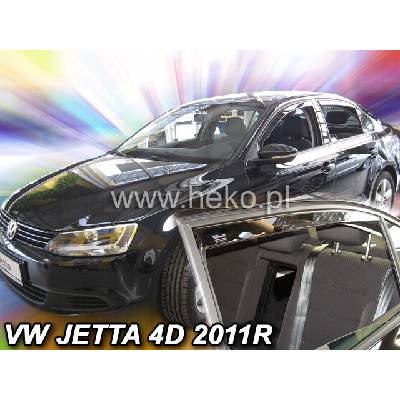 Deflektory Volkswagen Jetta 2011 predné + zadné