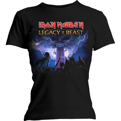 Iron Maiden tričko Legacy Army Čierna