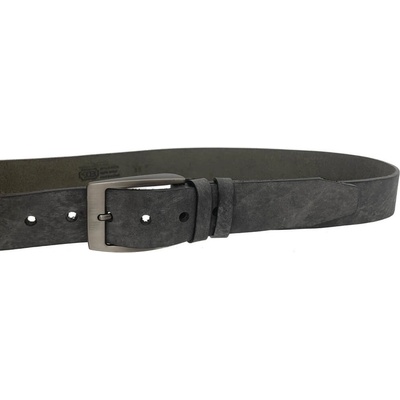 Penny Belts kožený opasek 504-65 šedý
