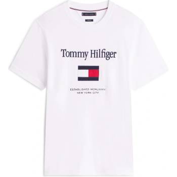 Tommy Hilfiger Тениска Tommy Hilfiger Men's Embro Flag T-Shirt - White