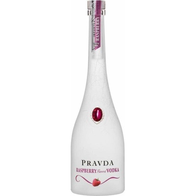 Vodka Pravda Raspberry 37,5% 0,05 l (holá láhev)