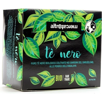 AltroMercato Bio černý čaj Darjeeling Ambootia 50 x 2 g