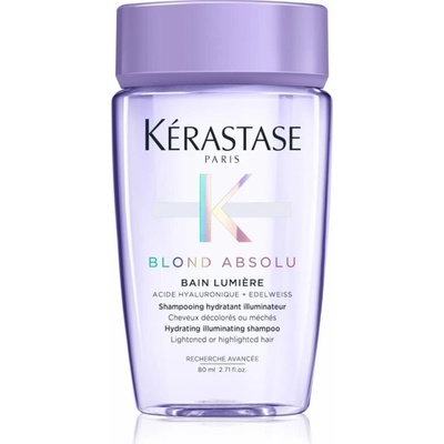 Kérastase Blond Absolu Bain Lumière šamponová lázeň pro zesvětlené nebo melírované vlasy 80 ml