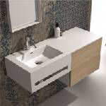 Inter Ceramic Конзолен шкаф от камък ICP 12083L, 120x46x50см (12083L)