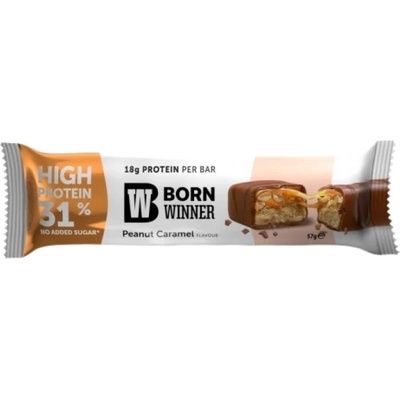 Born Winner Deluxe 31% High Protein Bar - Peanut & Caramel [57 грама] Фъстъци и карамел