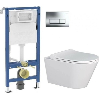 GEBERIT DuofixBasic s tlačítkem DELTA51 458.103.00.2 51CR MY1 – Zboží Mobilmania