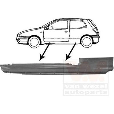 Nástupný plech VAN WEZEL 1756101