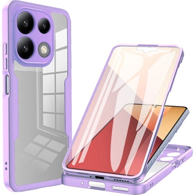 Techsuit Калъф за Xiaomi Redmi Note 13 5G - ColorVerse 360 Series + протектор - Techsuit - Лилав
