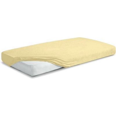 Babymatex Prestieradlo froté s gumou Classic Žlté 70x140