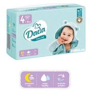 DADA Extra soft 4 7-18 kg 50 ks