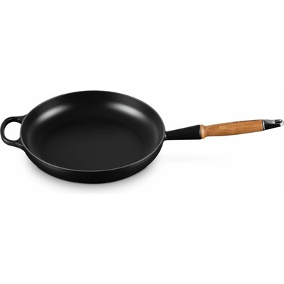 Le Creuset Pánev na smažení SIGNATURE 28 cm SATIN BLACK litina