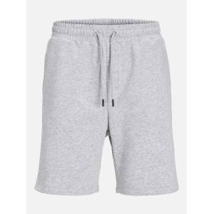 Jack and Jones Поларени къси панталони Jack and Jones Mens Fleece Jogger Shorts - Lt Grey Melange