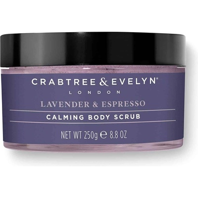 Crabtree & Evelyn Лавандула и Еспресо Успокояващ Скраб за тяло 220 ml