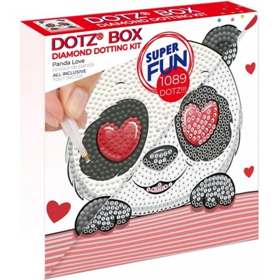 DIAMOND DOTZ DOTZIES Diamantové malování Dráček DBX010 22 x 22 cm