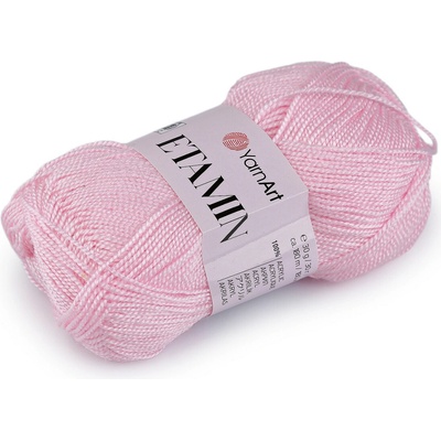 Pletací příze Etamin 30 g Varianta: 5 (451-A) růžová sv., Balení: 1 ks