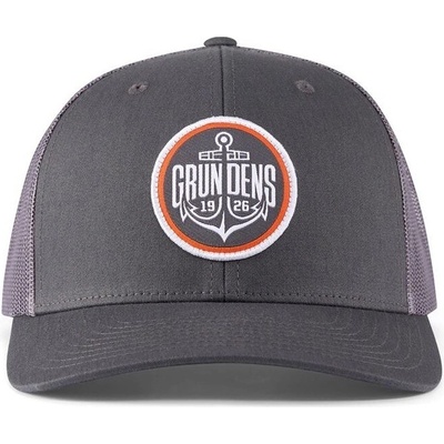 Grundéns Logo Anchor Trucker Charcoal