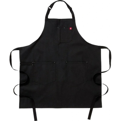 Hedley And Bennett Kuchařská zástěra na vaření Caviar Black