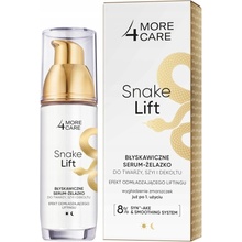 More4Care Snake Lift Bleskové sérum-žehlička na obličej krku a dekoltu 35 ml