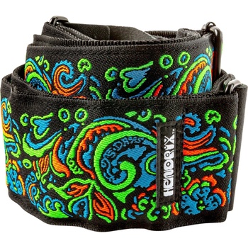 Dunlop JH27 Hendrix Blacklight Love Drops Blue Колан за китара (JH27)