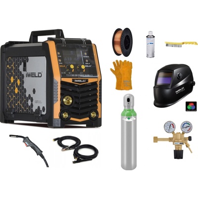 IWELD Gorilla Pocketmig SET 205 Silverback s lahví