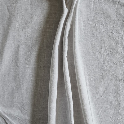 Oděvní len bílý, šíře 140 cm 71034 Český výrobce
