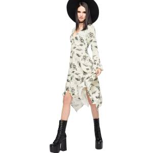 KILLSTAR дамска рокля - midi KILLSTAR - CELESTIAL NIGHT - Multi - KSRA014857