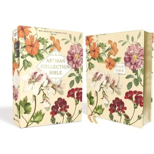 NASB, Artisan Collection Bible, Leathersoft, Almond Floral, Red Letter, 1995 Text, Comfort Print (ISBN: 9780310456889)
