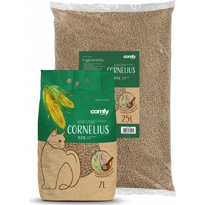 COMFY Cornelius přírodní bylinná kukuřičná podestýlka 25 l