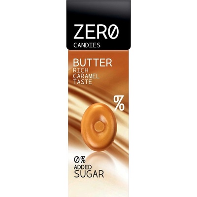 Zero Candies Bonbóny bez cukru s příchutí máslové smetany a karamelu 32 g