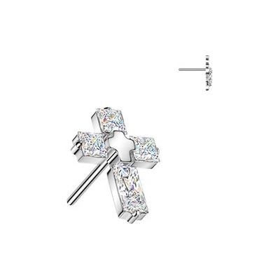 Šperky4U Ozdobná část k PUSH IN piercingu TITAN TIT1685